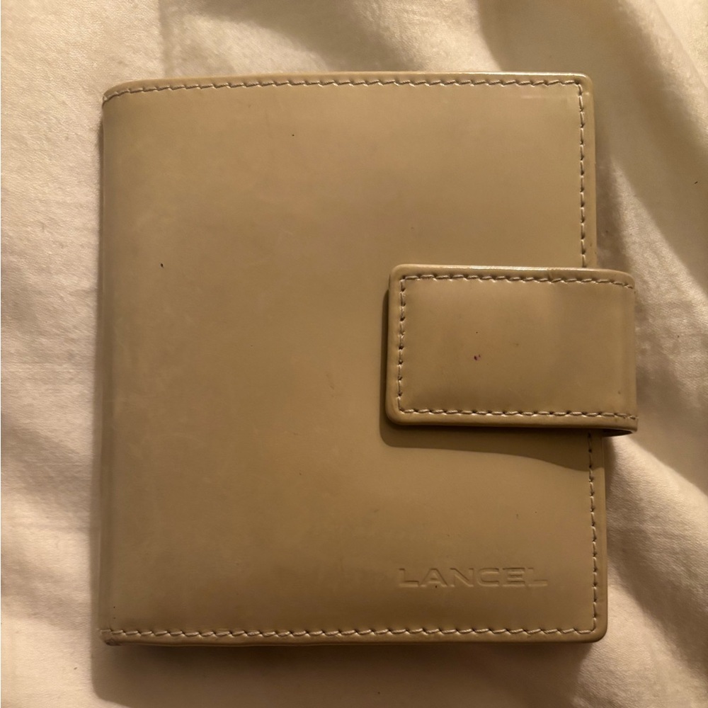 Lancel Cream Wallet